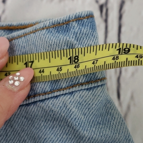 VINTAGE 90s Levis 522 USA Tapered Fit & Leg 37 Short - Picture 10 of 15